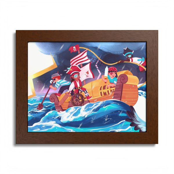 Framed Poster, Multi-Color